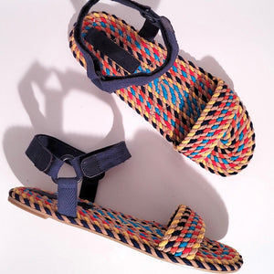 SURI Navy Rope Sandal