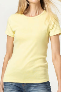 Short Sleeve Crew Neck Tee