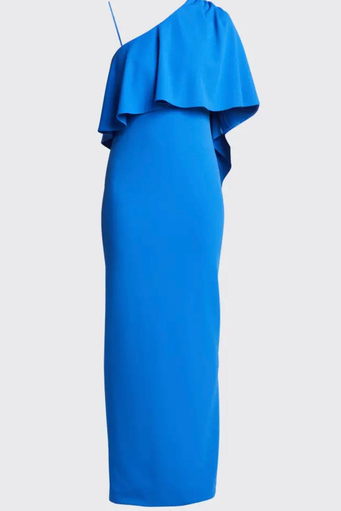 One Shoulder Drape Gown