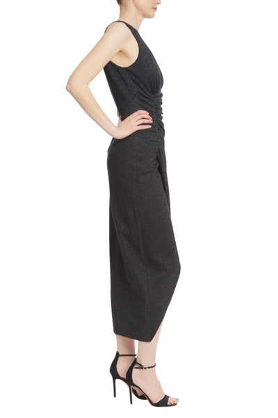 Sleeveless Halter Sheath Dress