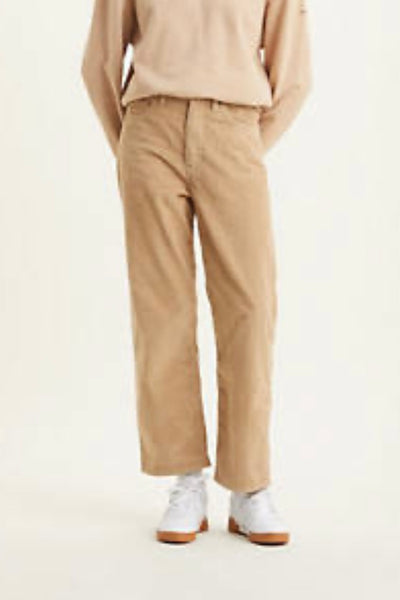 Corduroy Ribcage Straight Ankle Pant